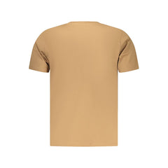 Pepe Jeans Braunes Baumwoll-T-Shirt für Herren