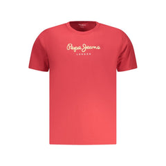 Pepe Jeans Rosso Baumwolle Herren T-Shirt