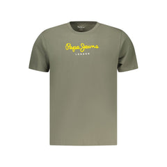Pepe Jeans Verde Cotton Men T-Shirt