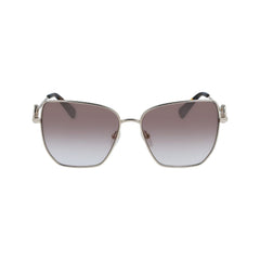 Longchamp Gold Metal Sunglasses