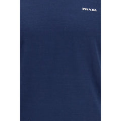 Prada Blue Cotton T-Shirt