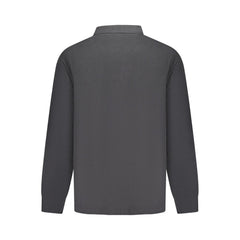 North Sails Black Cotton Men Polo Shirt