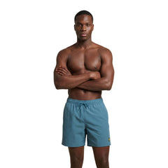Lyle & Scott Blaue Polyamid-Badeshorts