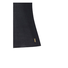 Saint Laurent Schwarzes ärmelloses T-Shirt aus Seide