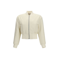 Balenciaga Bomber aus beigem Polyester