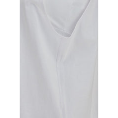 Darkpark White Cotton Tank Tops