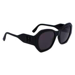 Karl Lagerfeld – Schwarze Sonnenbrille mit Spritzguss