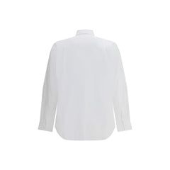 Comme Des Garçons Play White Cotton Dress Shirt