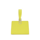 Ferragamo Bicolor Calf Leather Bos Taurus Clutch Bag