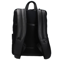 Piquadro Rucksack aus schwarzem Leder