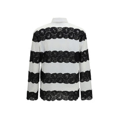 Dolce & Gabbana Poloshirt aus weißer Baumwolle