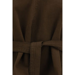 Lemaire Bluse aus brauner Baumwolle
