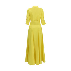 Sara Roka Bicolor Silk Casual Dress