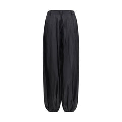 The Latest Black Polyester Casual Pants