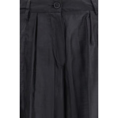 The Latest Black Polyester Casual Pants