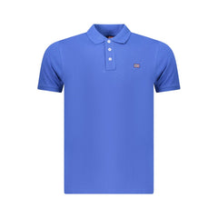 Blaues Poloshirt aus Baumwolle von Norwegen 1963