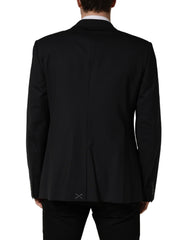 Dolce & Gabbana Blue Single Breasted 2 Button Suit Jacket