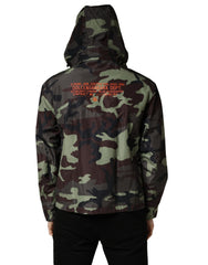 Dolce & Gabbana Camouflage Bomberjacke mit Kapuze, Mehrfarbig