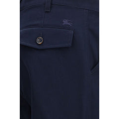 Burberry Blue Cotton Chino Pants