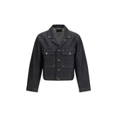 Lemaire Black Cotton Denim Jacket