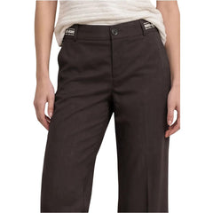 Street One Brown Viscose Casual Pants