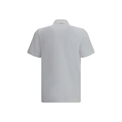 Moose Knuckles Poloshirt aus weißer Baumwolle