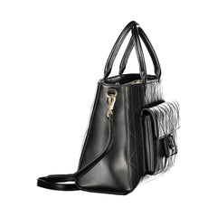 Mario Valentino Black Polyurethane Women's Bag