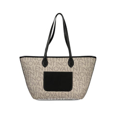 Mario Valentino Beigefarbene Handtasche aus Polyethylen