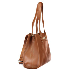 Mario Valentino Braune Handtasche aus Polyethylen