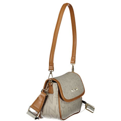 Mario Valentino Beigefarbene Handtasche aus Polyethylen