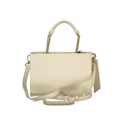 Mario Valentino Beigefarbene Handtasche aus Polyethylen