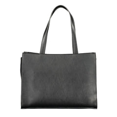 Mario Valentino Nero Polyurethane Women's Bag With Multiple Compartments