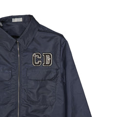 Dior Blaue Polyamid-Shell-Jacke