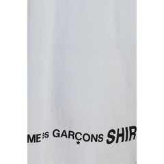 Comme Des Garçons Weißes Baumwoll-T-Shirt