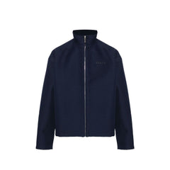Gucci Blauer Marabu-Mantel