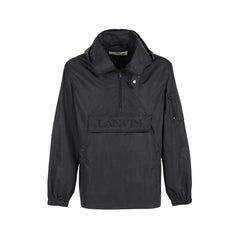 Lanvin Schwarze Polyamid-Shell-Jacke
