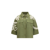 Max Mara Bicolor Cotton Coat