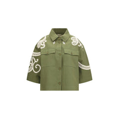 Max Mara Bicolor Cotton Coat