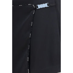 GCDS Schwarze Polyester-Shorts und Mini-Shorts