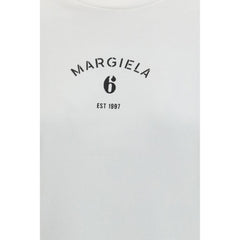 MM6 White Cotton Sweatshirt