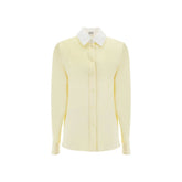Loewe Bicolor Silk Dress Shirt