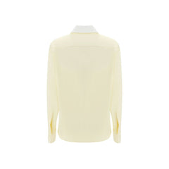 Loewe Bicolor Silk Dress Shirt