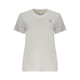 Guess Jeans White Cotton Women T-Shirt