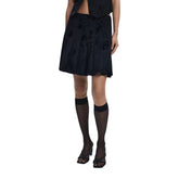 Desigual Black Polyester Mini Skirt
