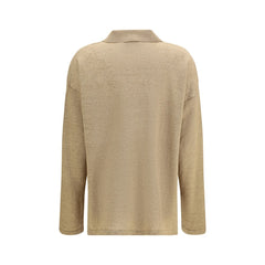 'S Max Mara Beige Linen Cardigan