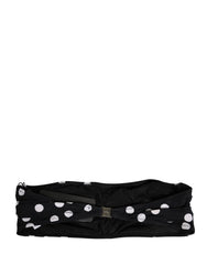 Dolce & Gabbana Black White Polka Dot Bandeau Beachwear Swimwear