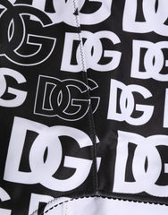 Dolce & Gabbana Black White DG Logo Waistband Girdle Underwear
