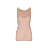 Prada Meerkleurige Zijden Tanktops
