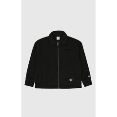 Champion Black Polyester Full-Length Jacket