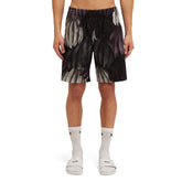 MSGM Purple Cotton Bermuda Shorts